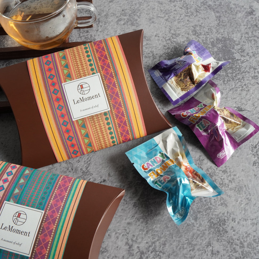 花が咲くお茶(工芸茶) 3種セット(3個入り)