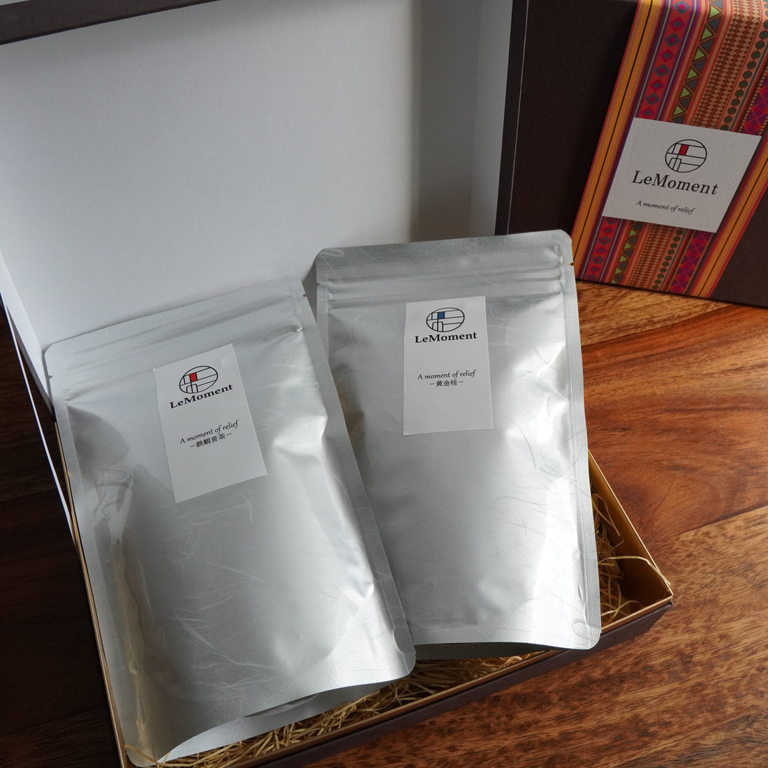 中国茶リーフのギフトセット(100g×2袋)