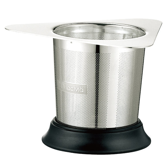 dokodemo tea strainer stainless silver