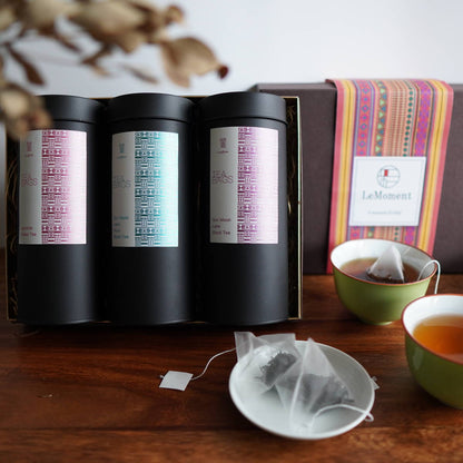 Black tea and jasmine tea 3 cans tea bag set (20 packs x 3 cans) Gift selection