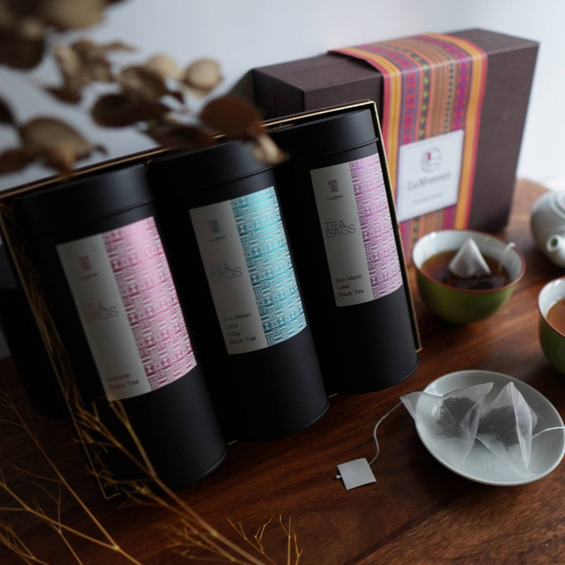 紅茶とジャスミン茶 3缶ティーバッグセット(20パック×3缶) ギフトセレクト