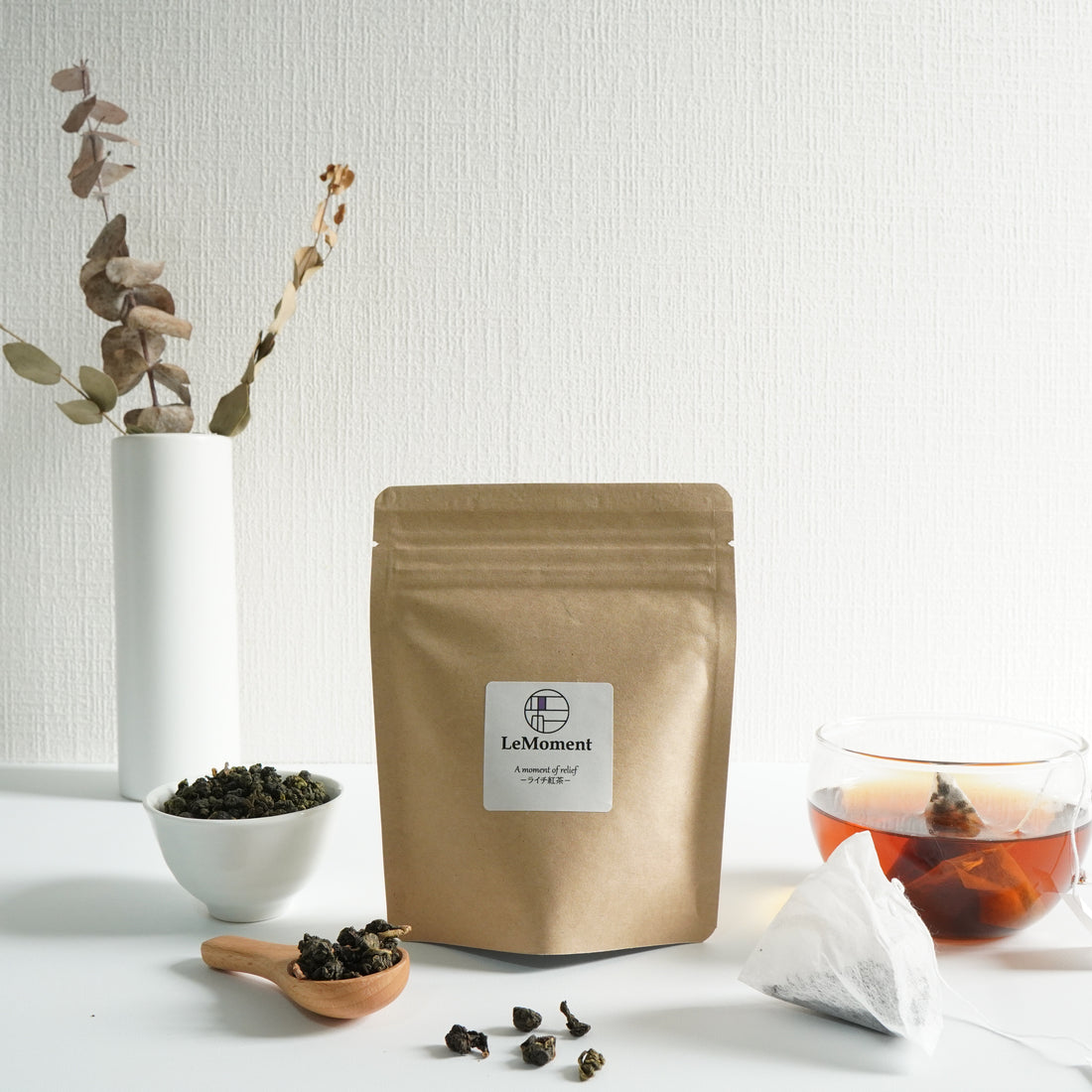 楊貴妃が好んだライチの果汁で香りづけした紅茶(ライチ紅茶)ティーバッグ8個入り